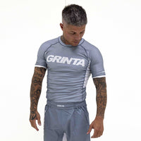 Core Rashguard - Cool Grey/White