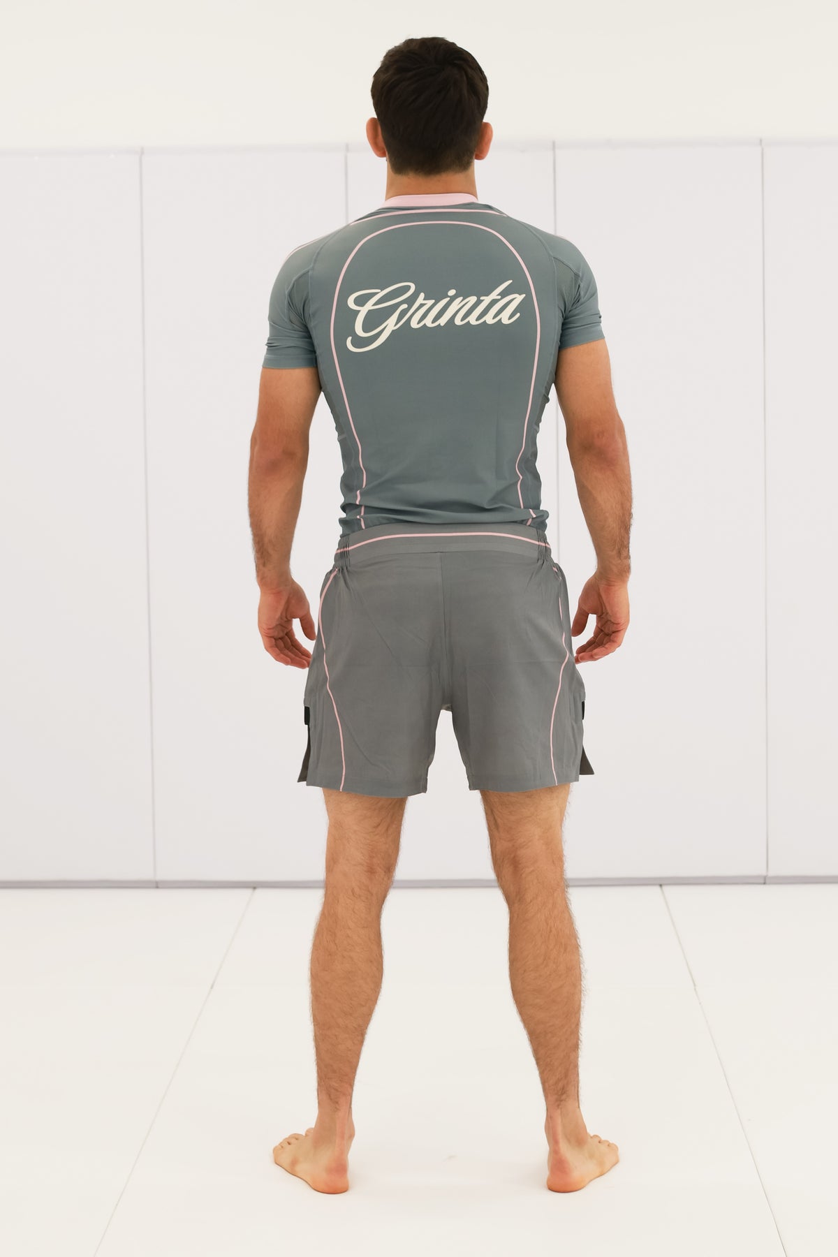 Flow Rashguard - Grey/Pink