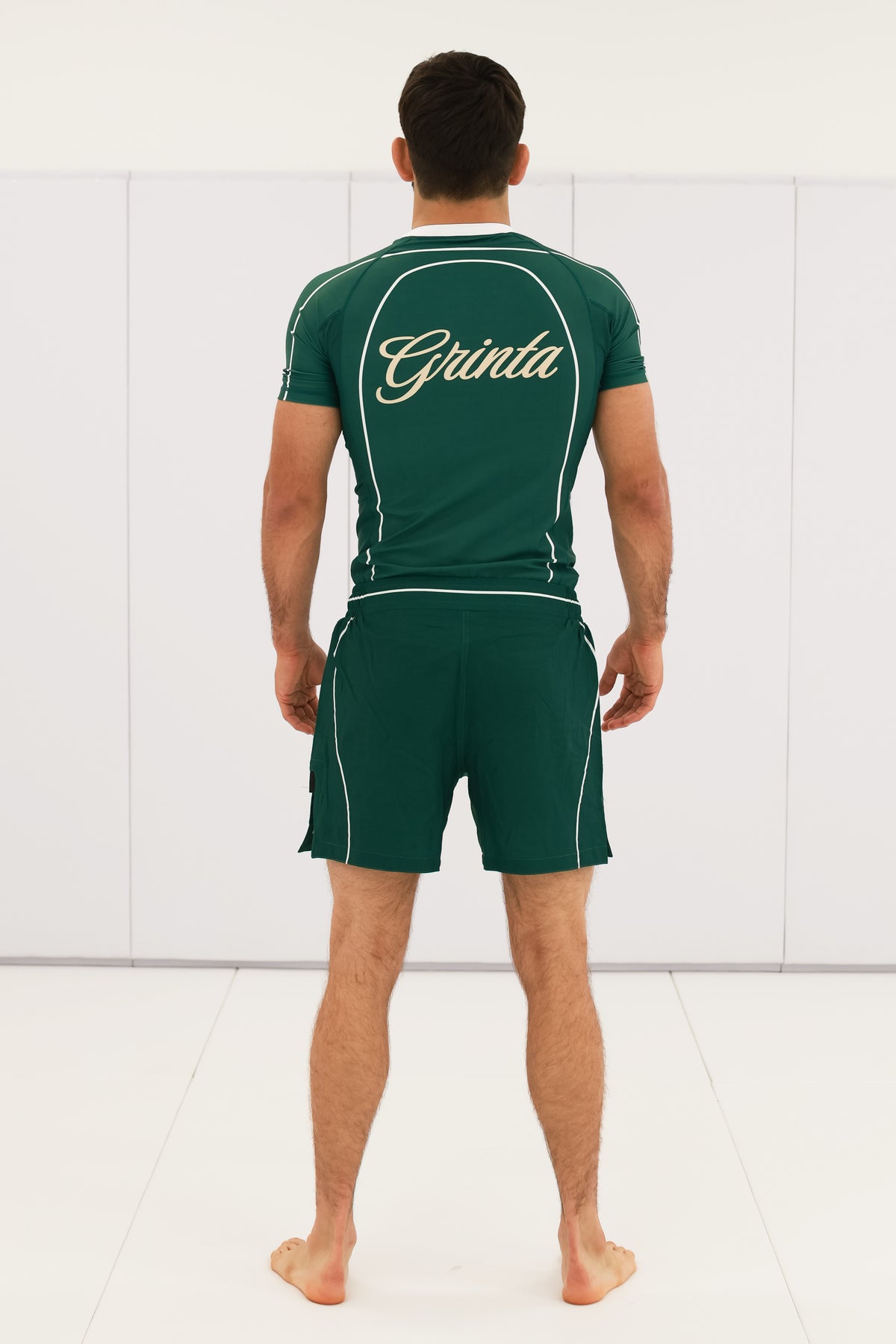 Flow Rashguard - Green/White