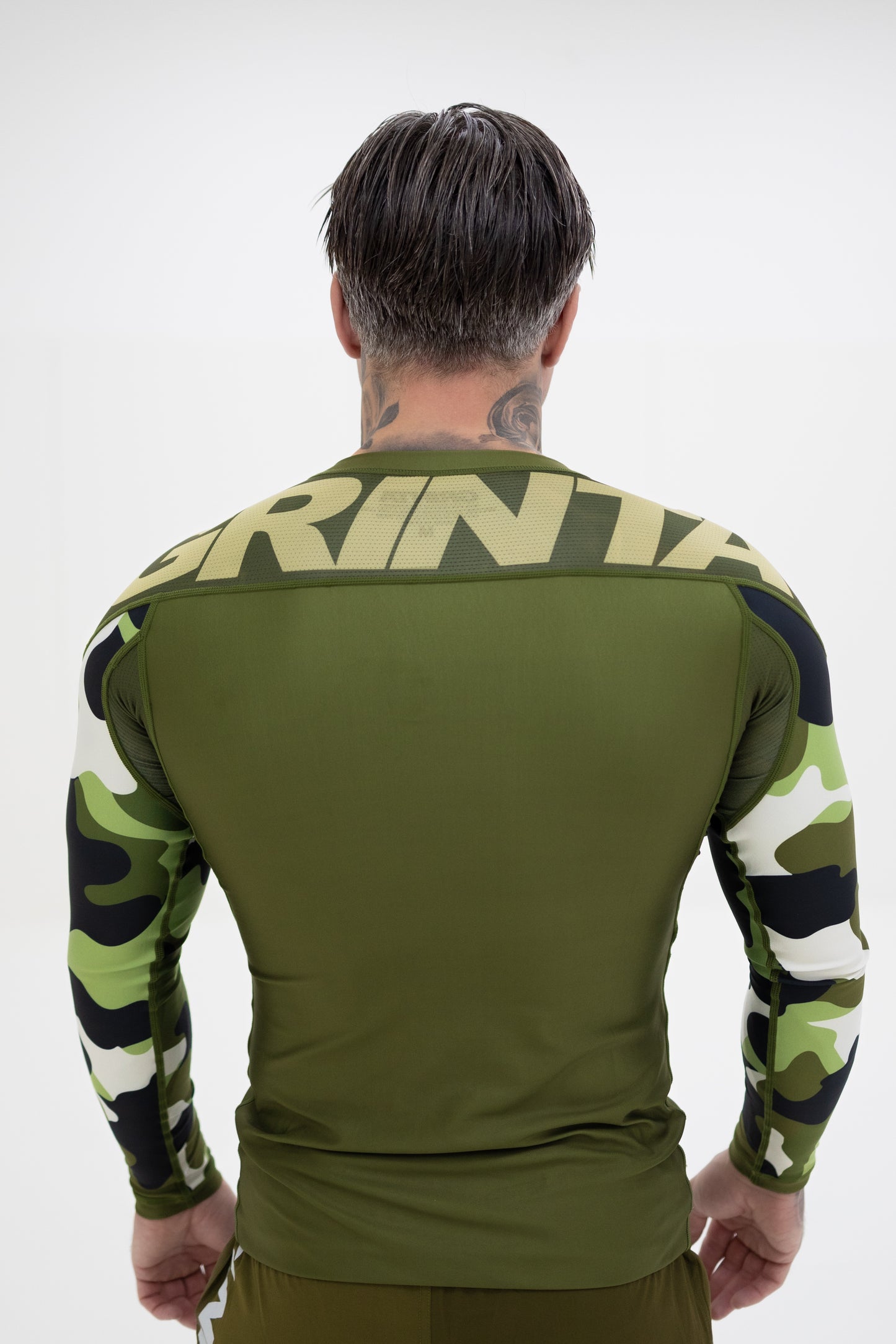 Camouflage Long Sleeve Rashguard - Army Green