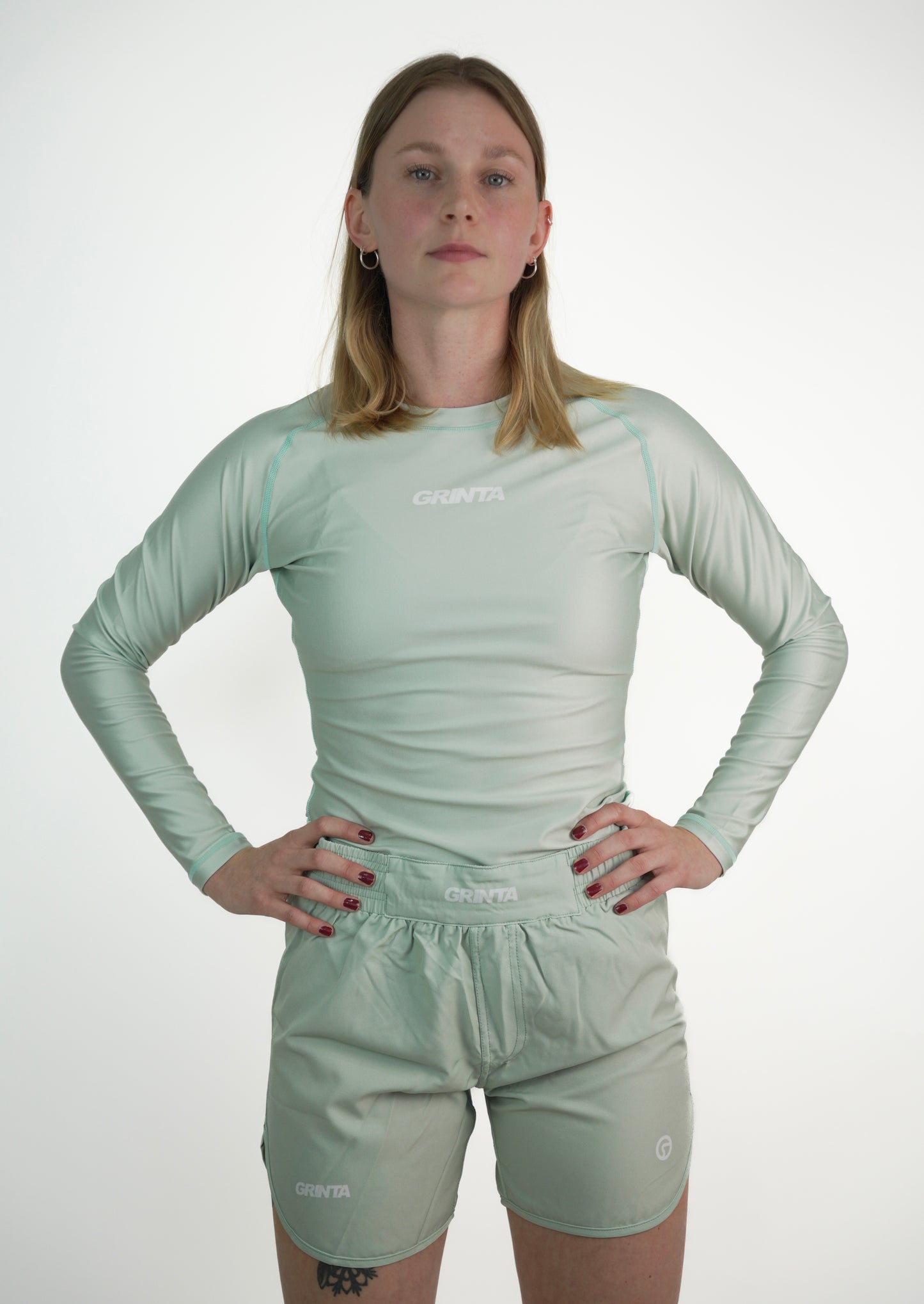 Women’s Long Sleeves Rashguard - Mint