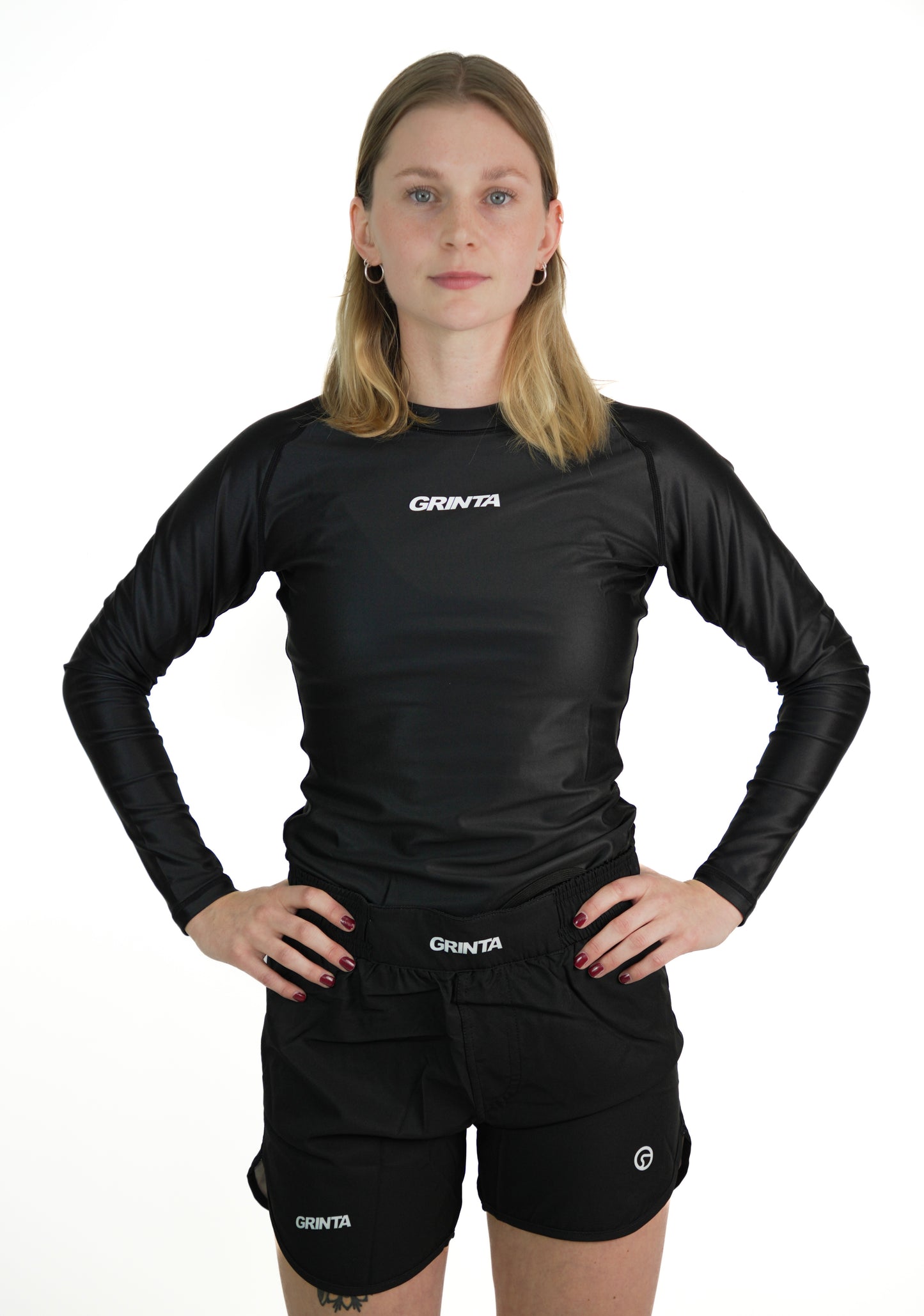 Women’s Long Sleeves Rashguard - Black