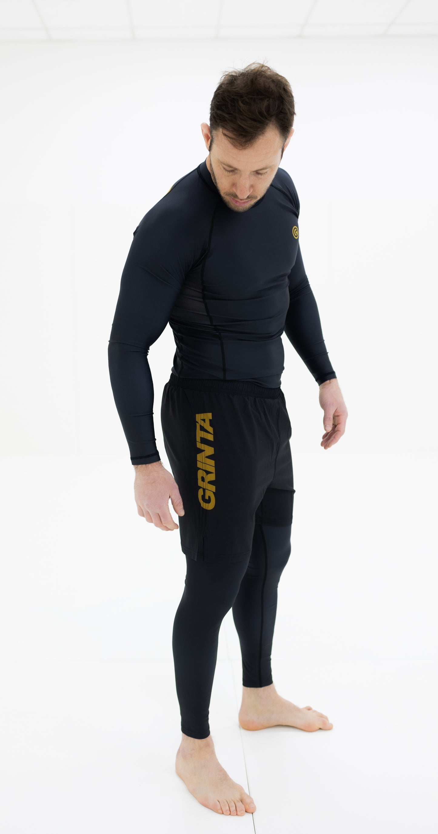 Core Rashguard Long Sleeve V2 - Black/Gold