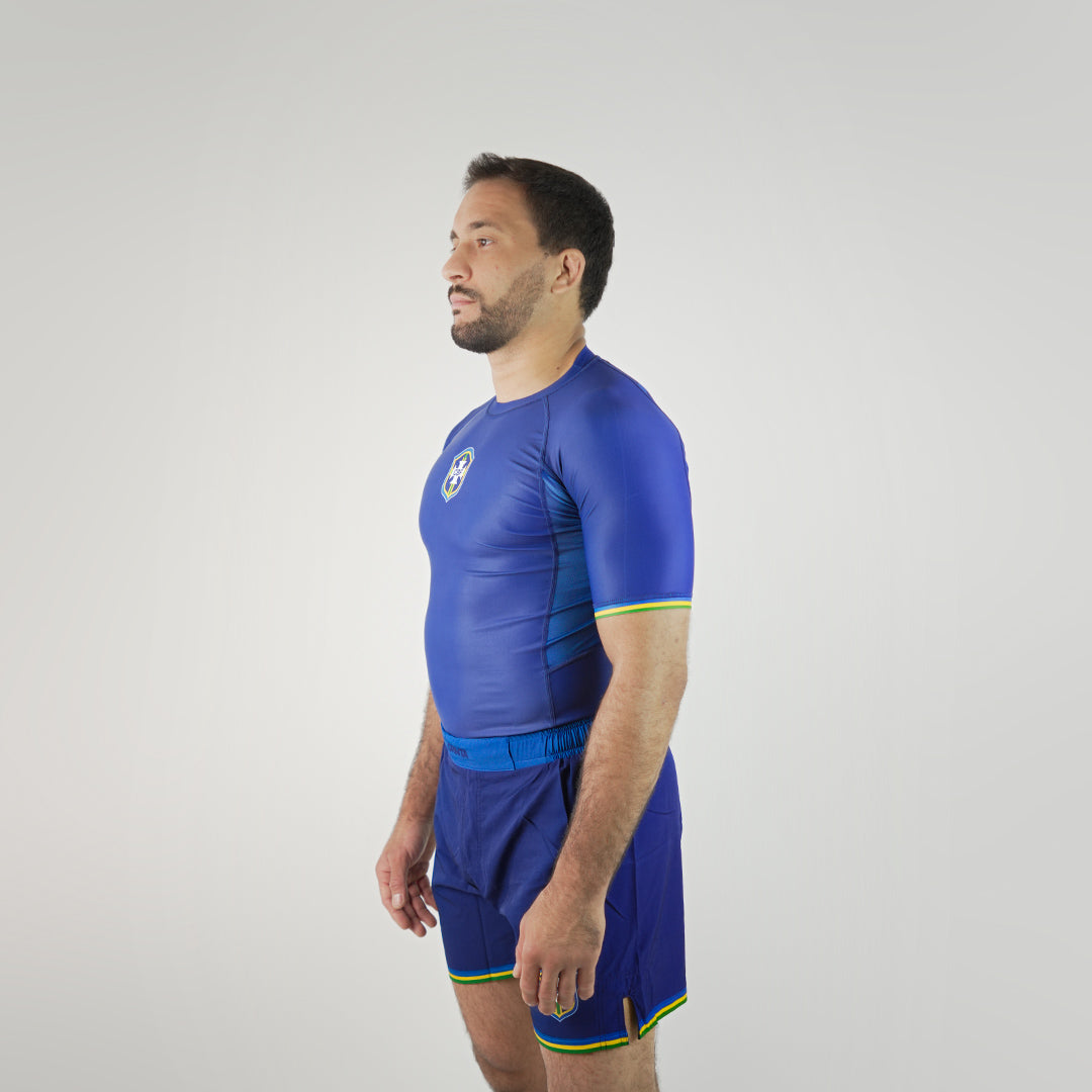 Brasil Rashguard - Blue