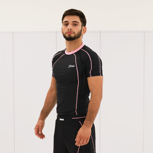 Flow Rashguard - Black/Pink