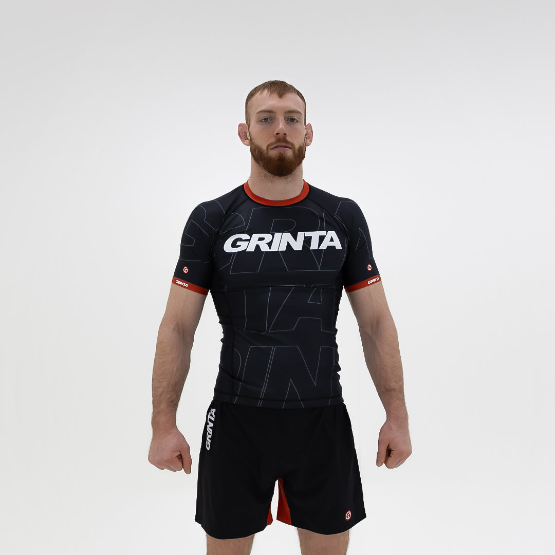 Alphabet Rashguard - Black