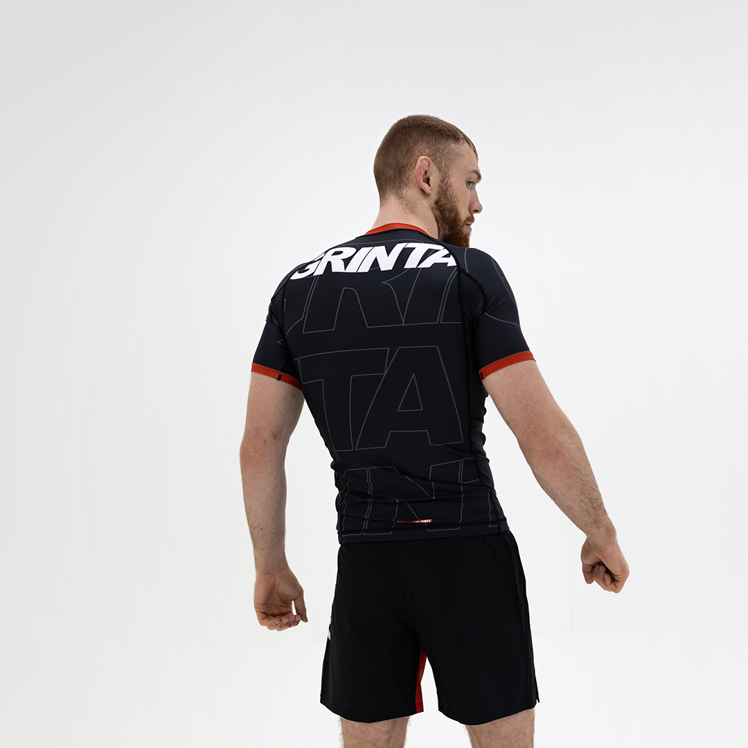 Alphabet Rashguard - Black