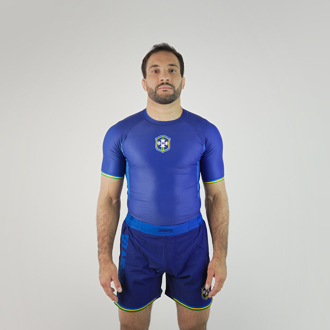 Brasil Rashguard - Blue
