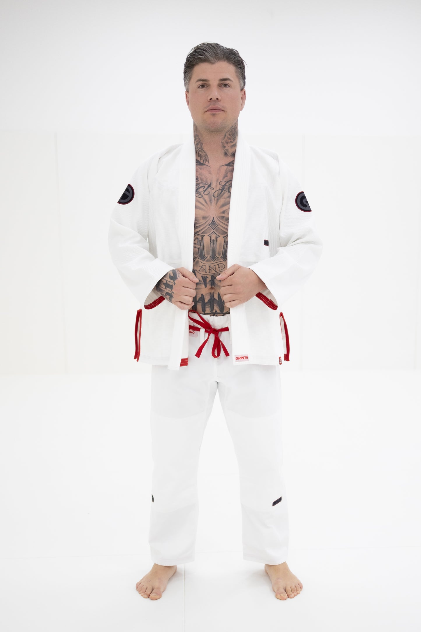 Comp Gi White - Red