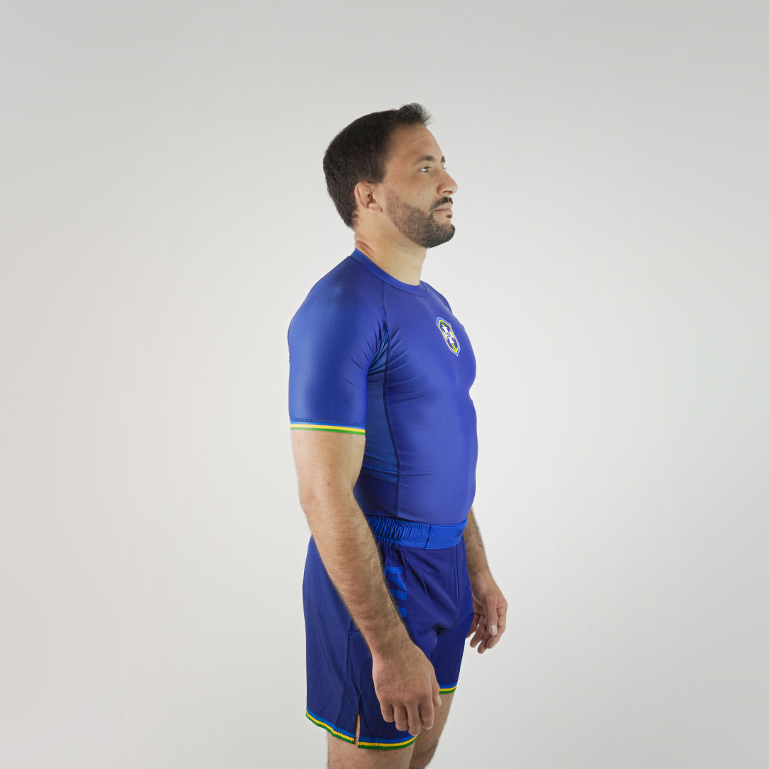 Brasil Rashguard - Blue