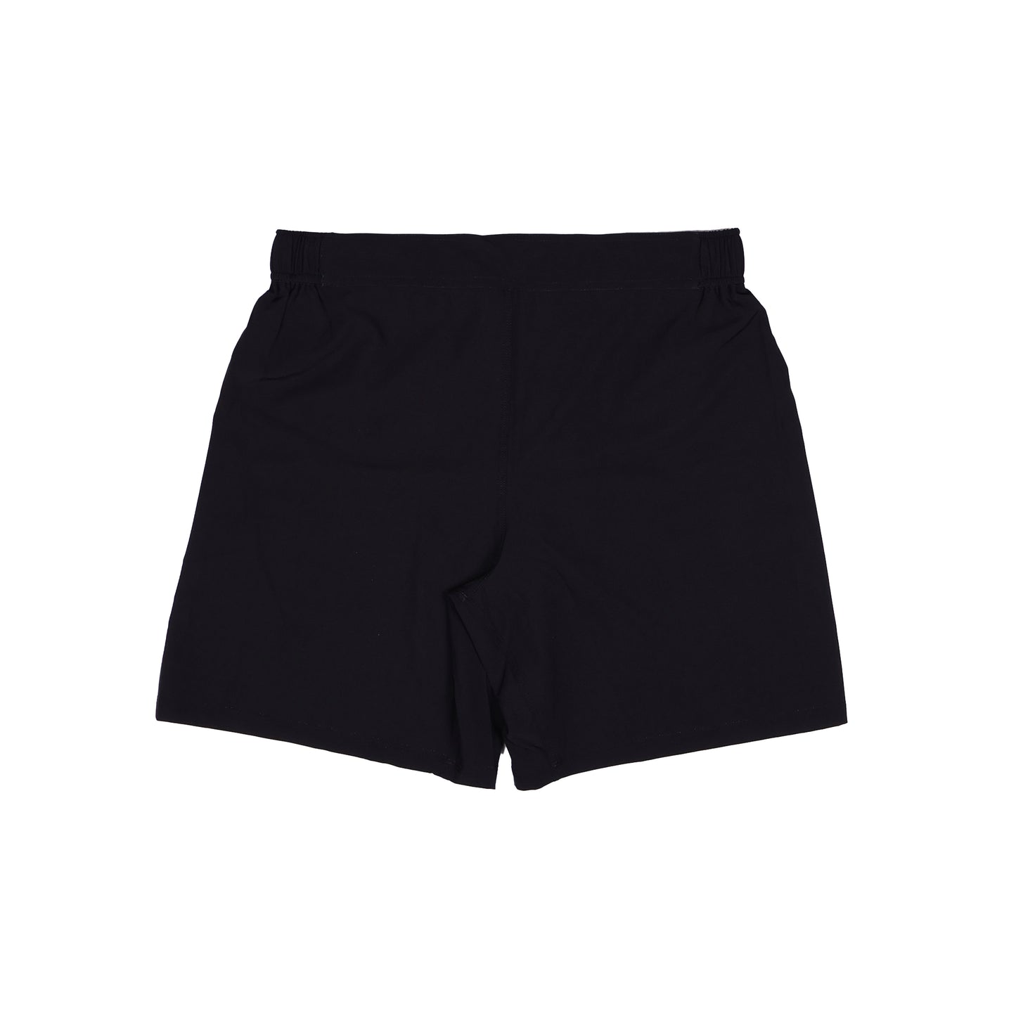 High-performance BJJ and MMA Black shorts with quick-dry fabric, four-way stretch, elastic waistband, and sublimation printing