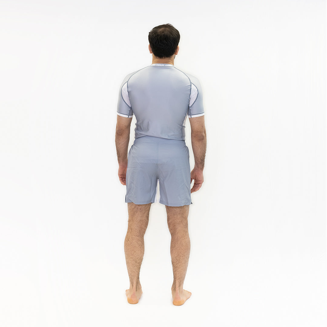 Core Rashguard - Cool Grey/White