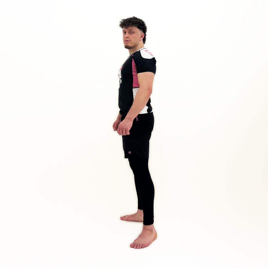 Sweet Grappler Rashguard - Black/Pink