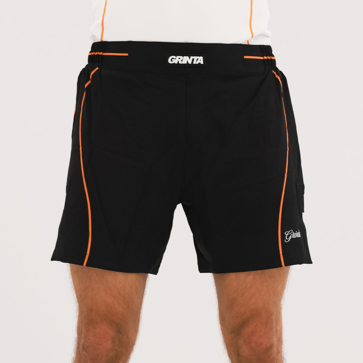 Flow Shorts - Black/Orange