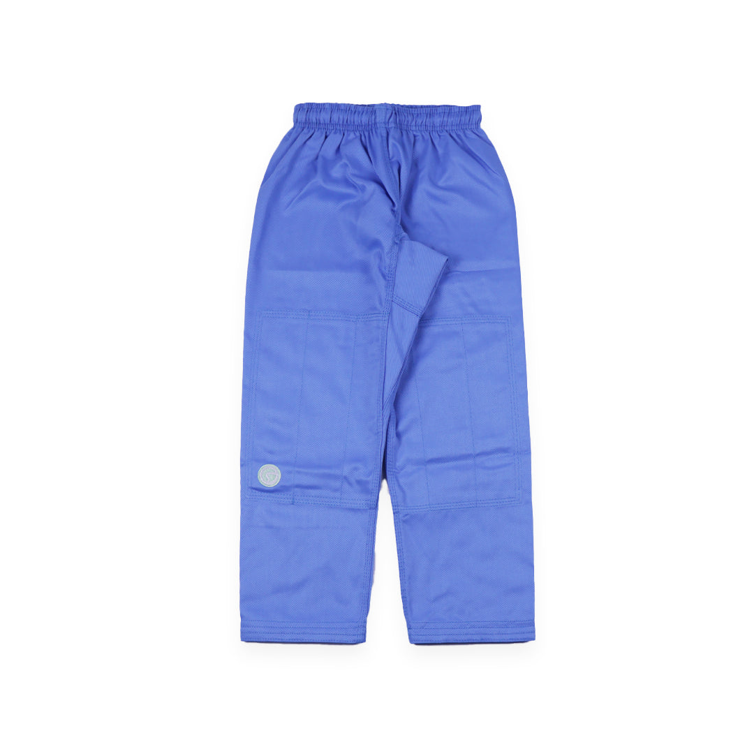 Essential Kids Gi Cool Blue With Mint/White