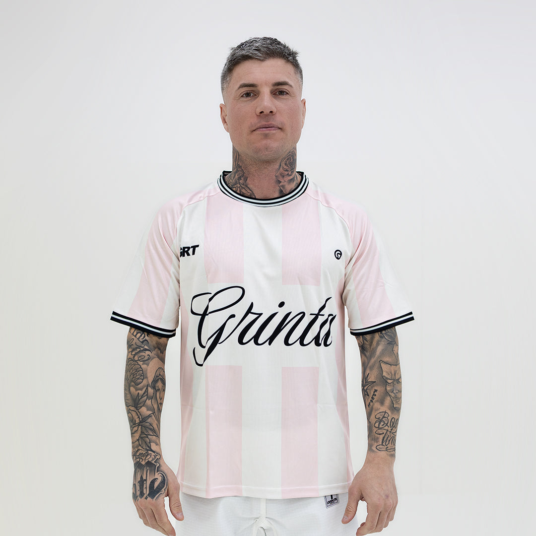 Grinta Grappler Team Jersey - Pink/Creme