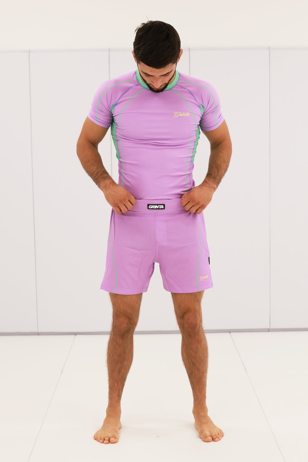 Flow Rashguard - Purple/Mint