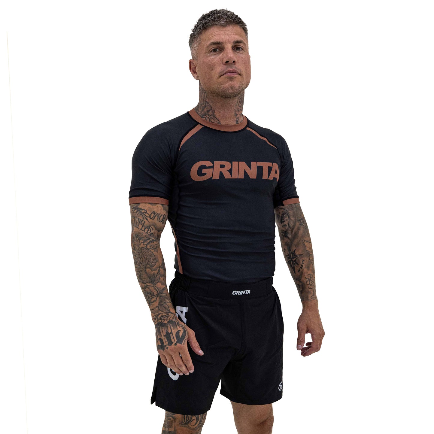 Ranked Rashguard - Brown