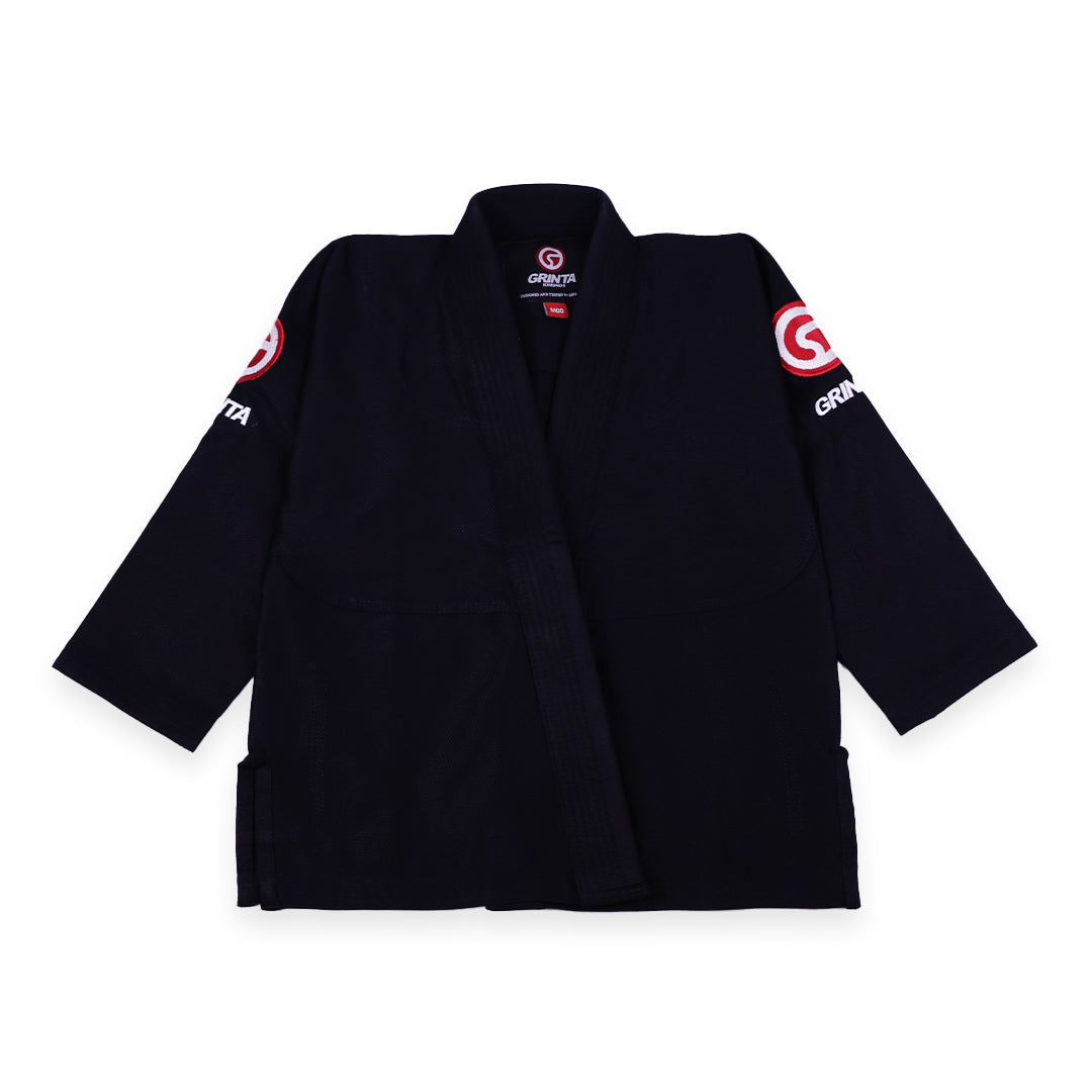 Essential Kids Gi Black With Red/White