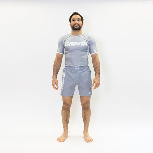 Core Rashguard - Cool Grey/White