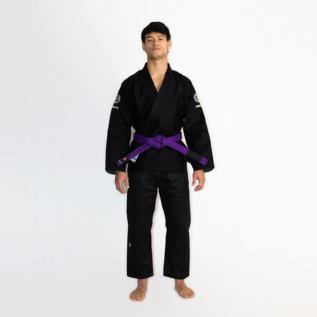Essential Gi Black With Green/Creme