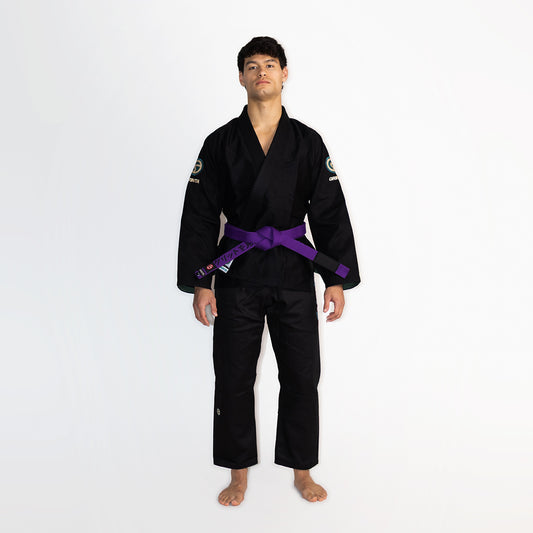 Essential Gi Black With Green/Creme