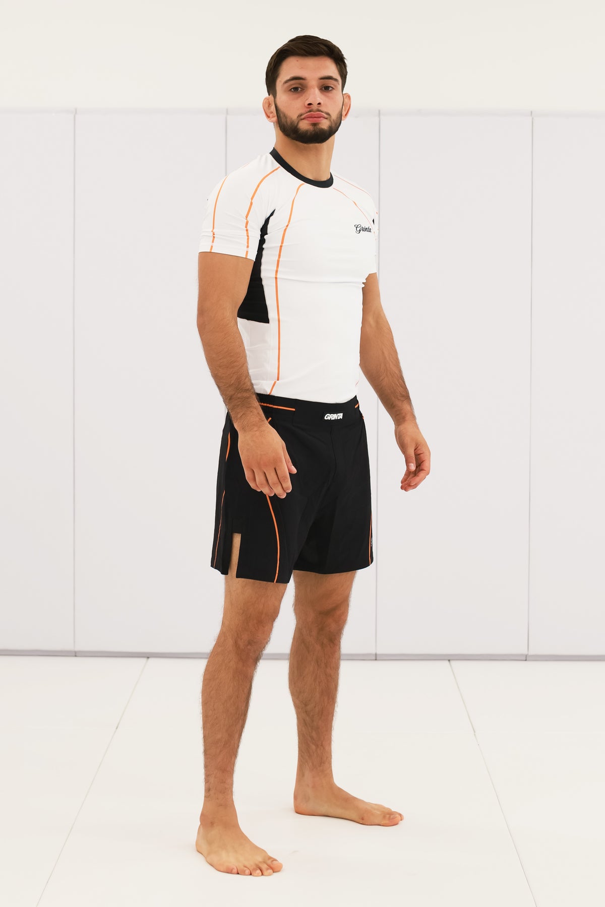 Flow Rashguard - White/Orange