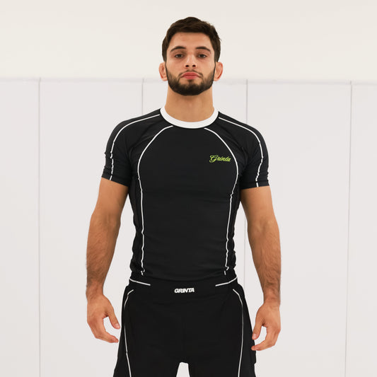 Flow Rashguard - Black/White