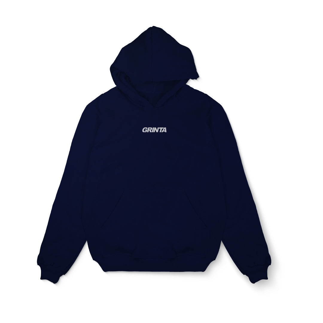Grinta Jiu Jitsu Hoodie - Navy Blue