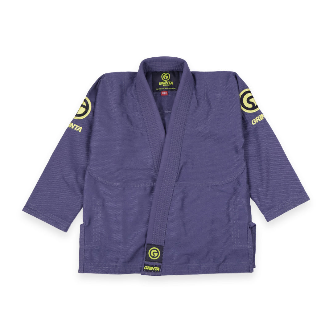 Essential Kids Gi Grey With Yellow/Black