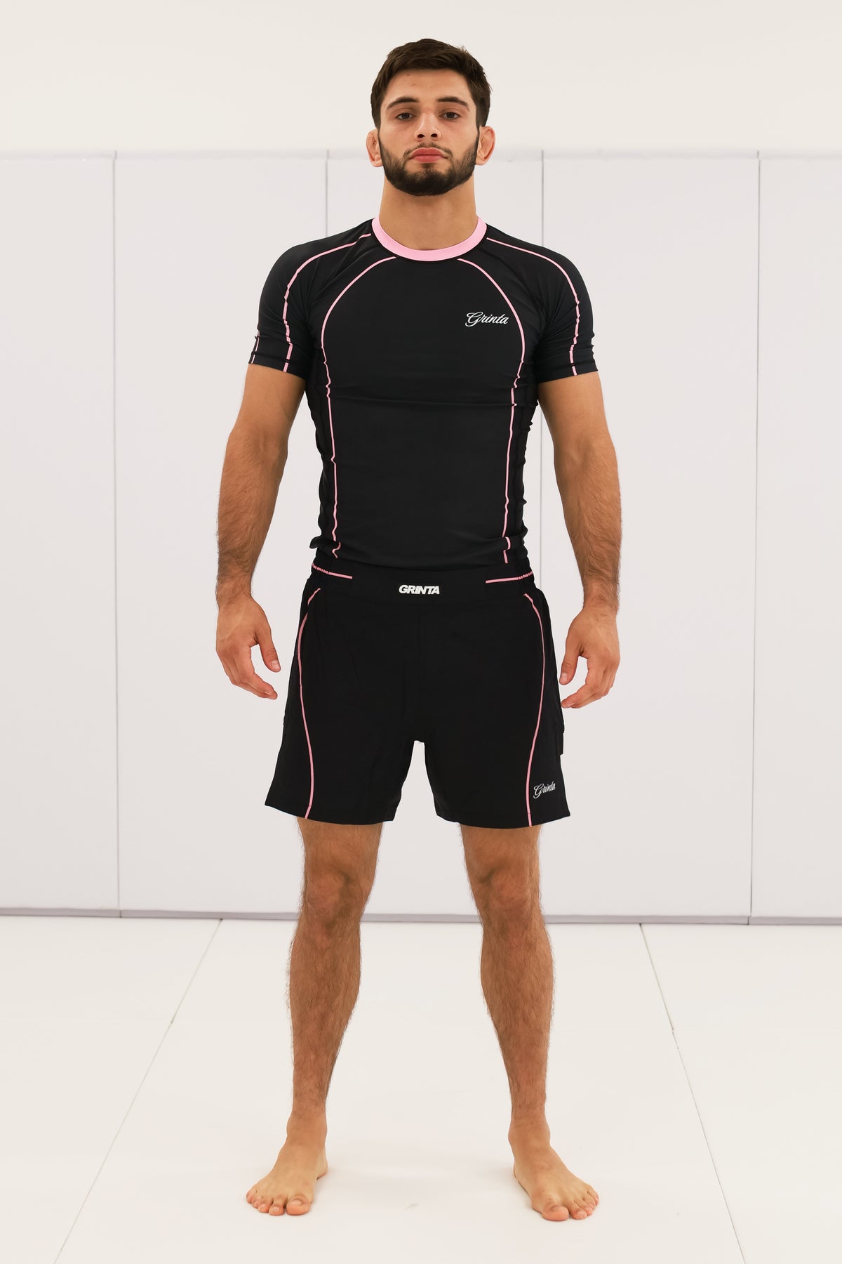 Flow Rashguard - Black/Pink