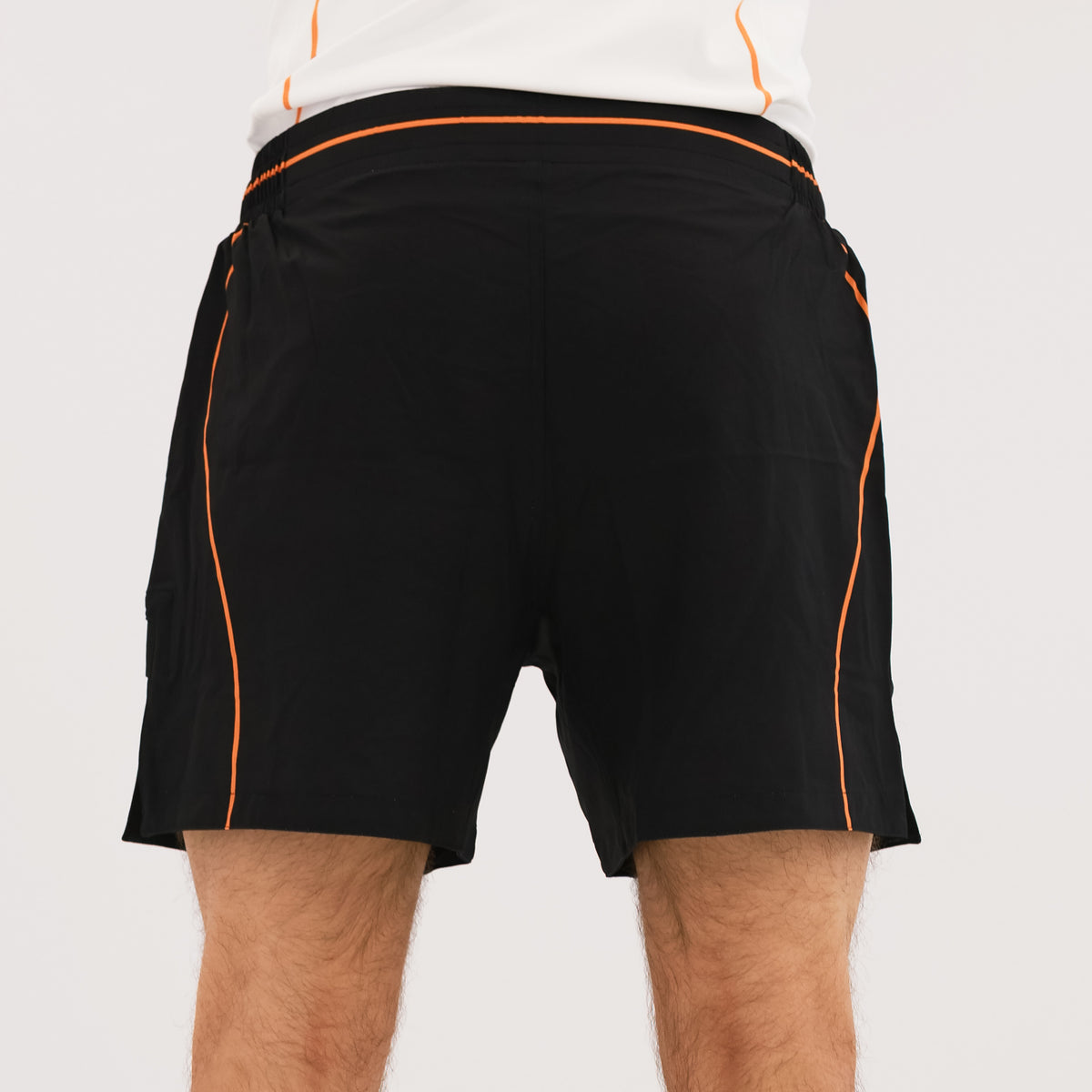 Flow Shorts - Black/Orange