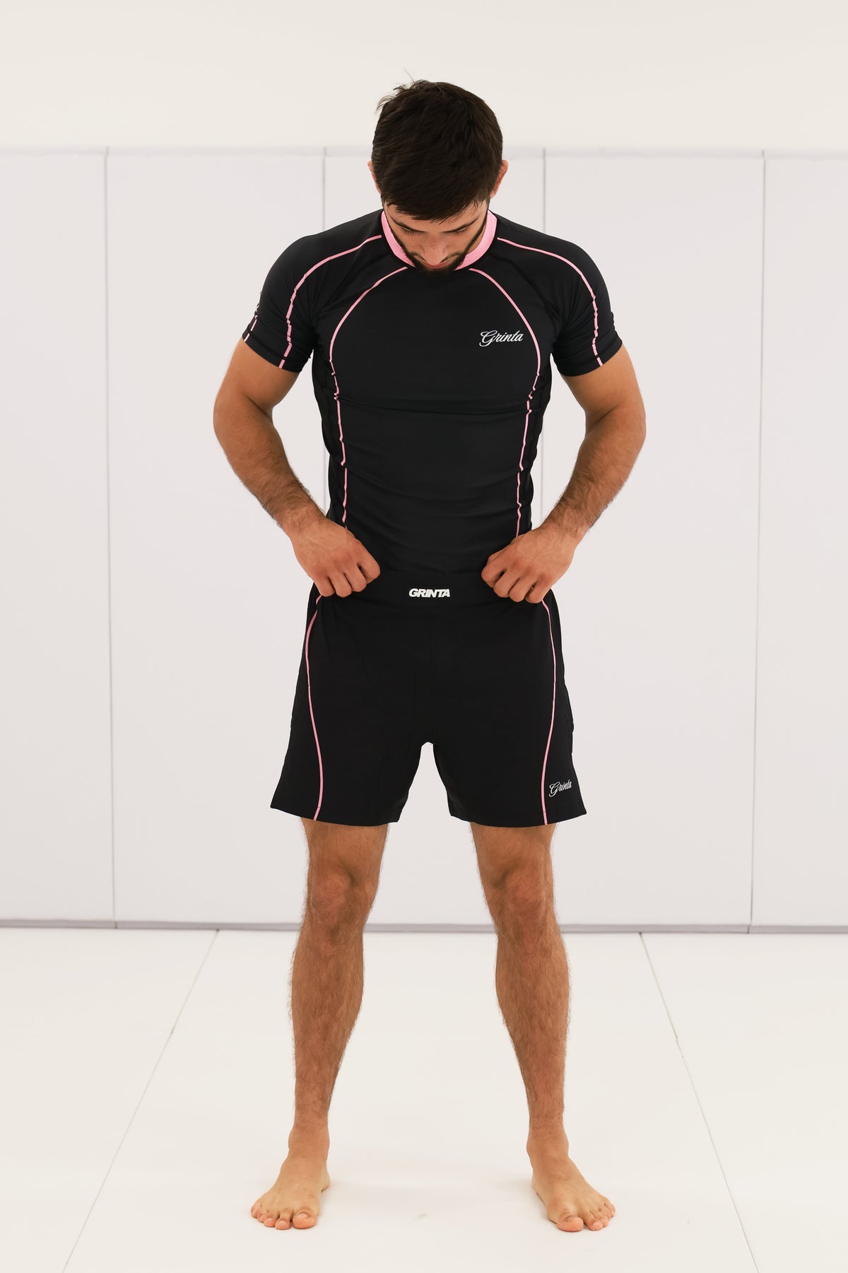 Flow Rashguard - Black/Pink
