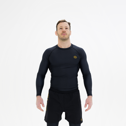 Core Rashguard Long Sleeve V2 - Black/Gold