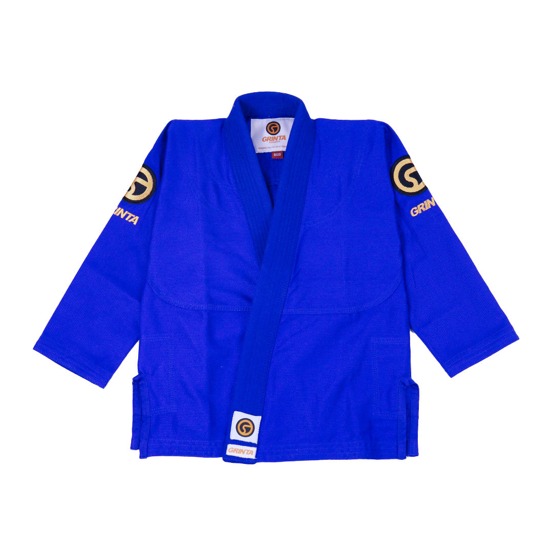 Essential Kids Gi Blue With Blue/Orange