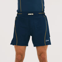 Flow Shorts - Steel Blue/Gold