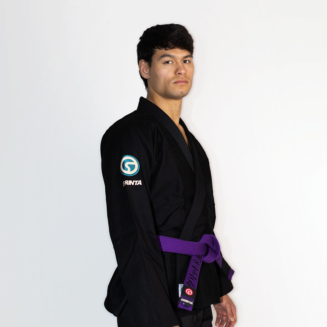Essential Gi Black With Green/Creme