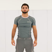 Flow Rashguard - Grey/Pink