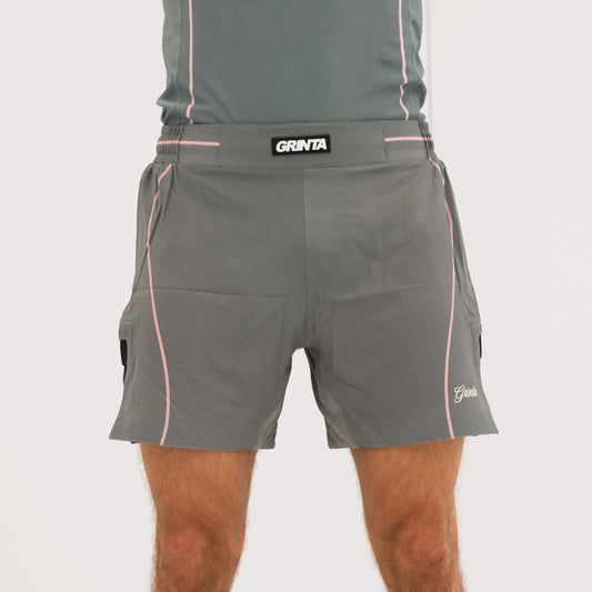 Flow Shorts - Grey/Pink