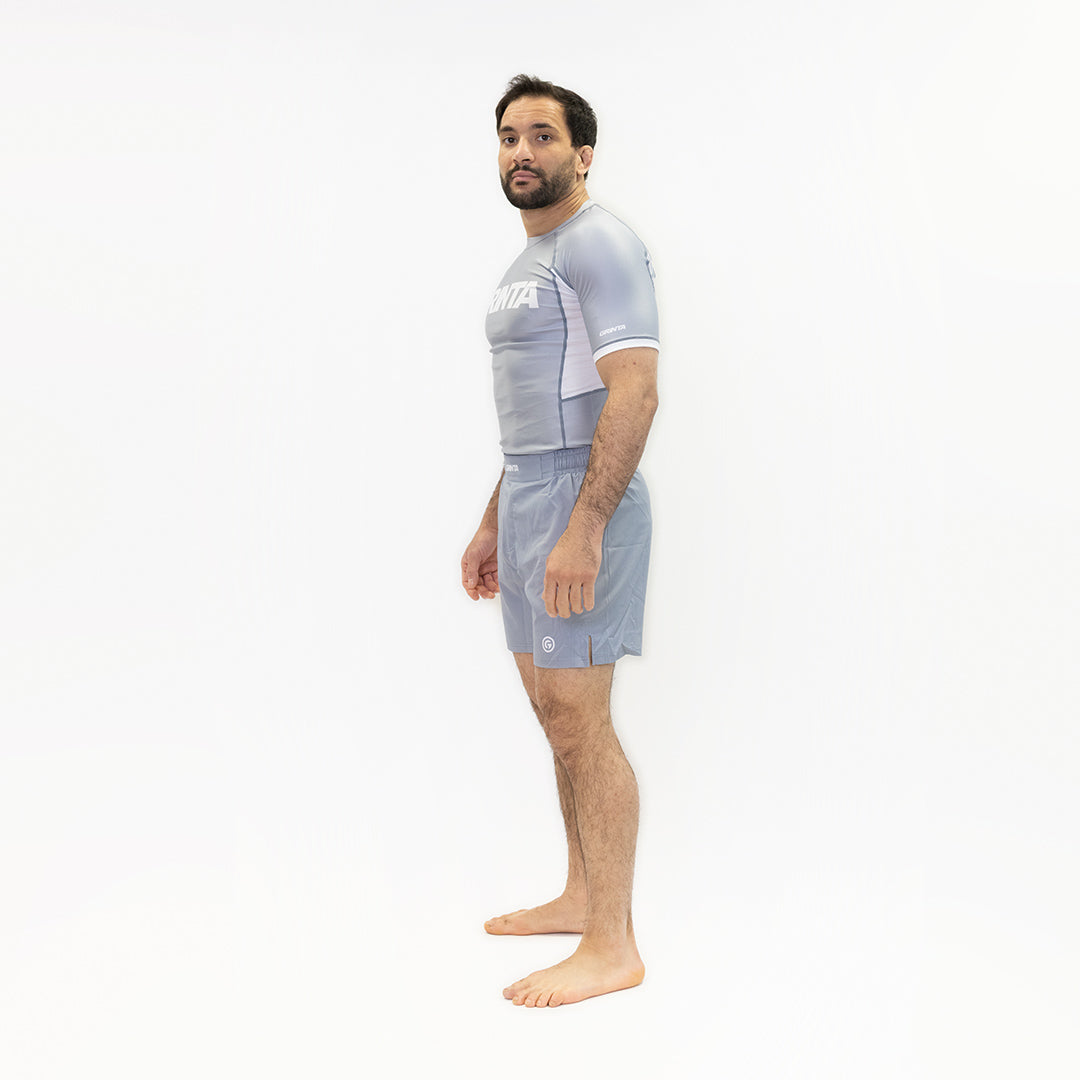 Core Rashguard - Cool Grey/White
