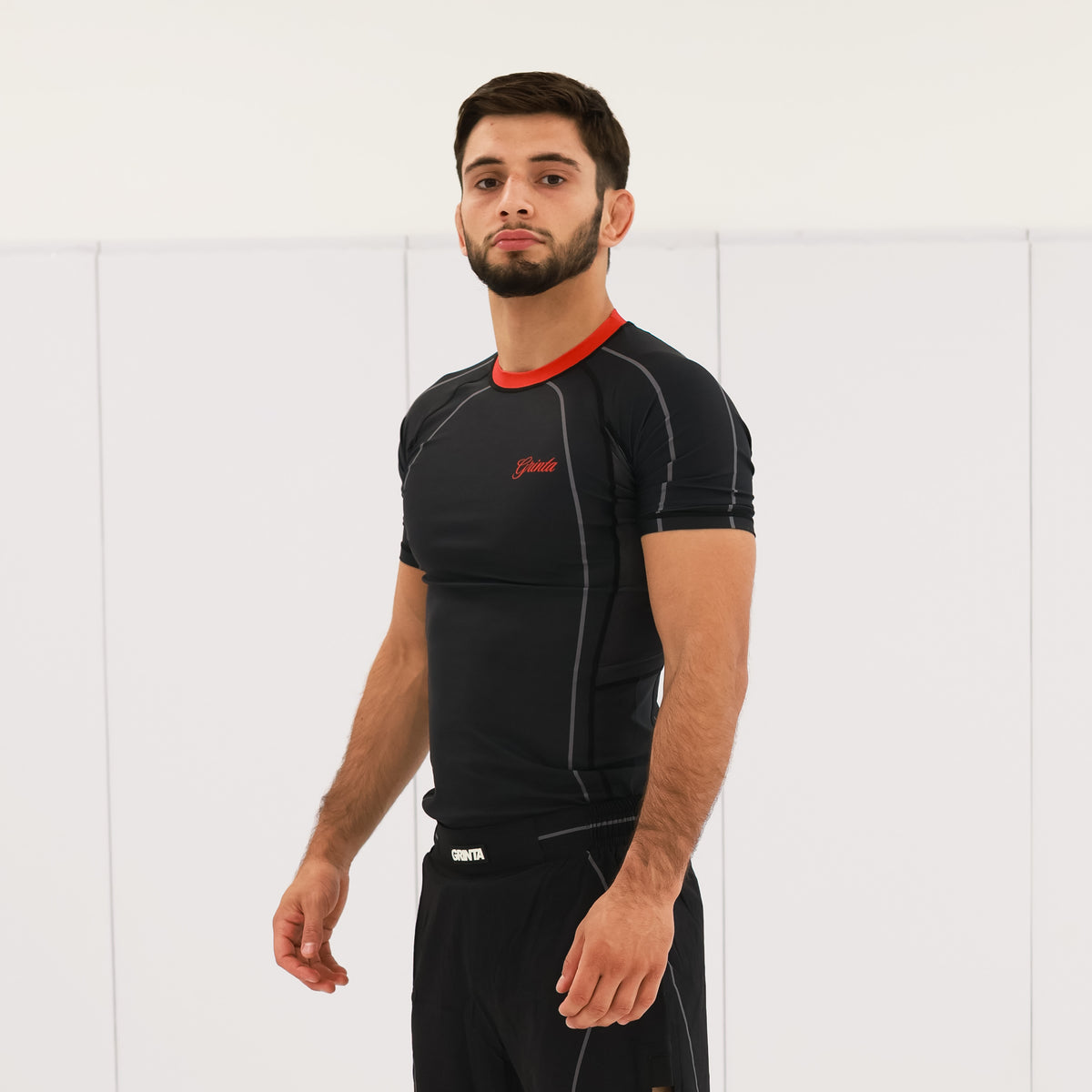 Flow Rashguard - Black/Red