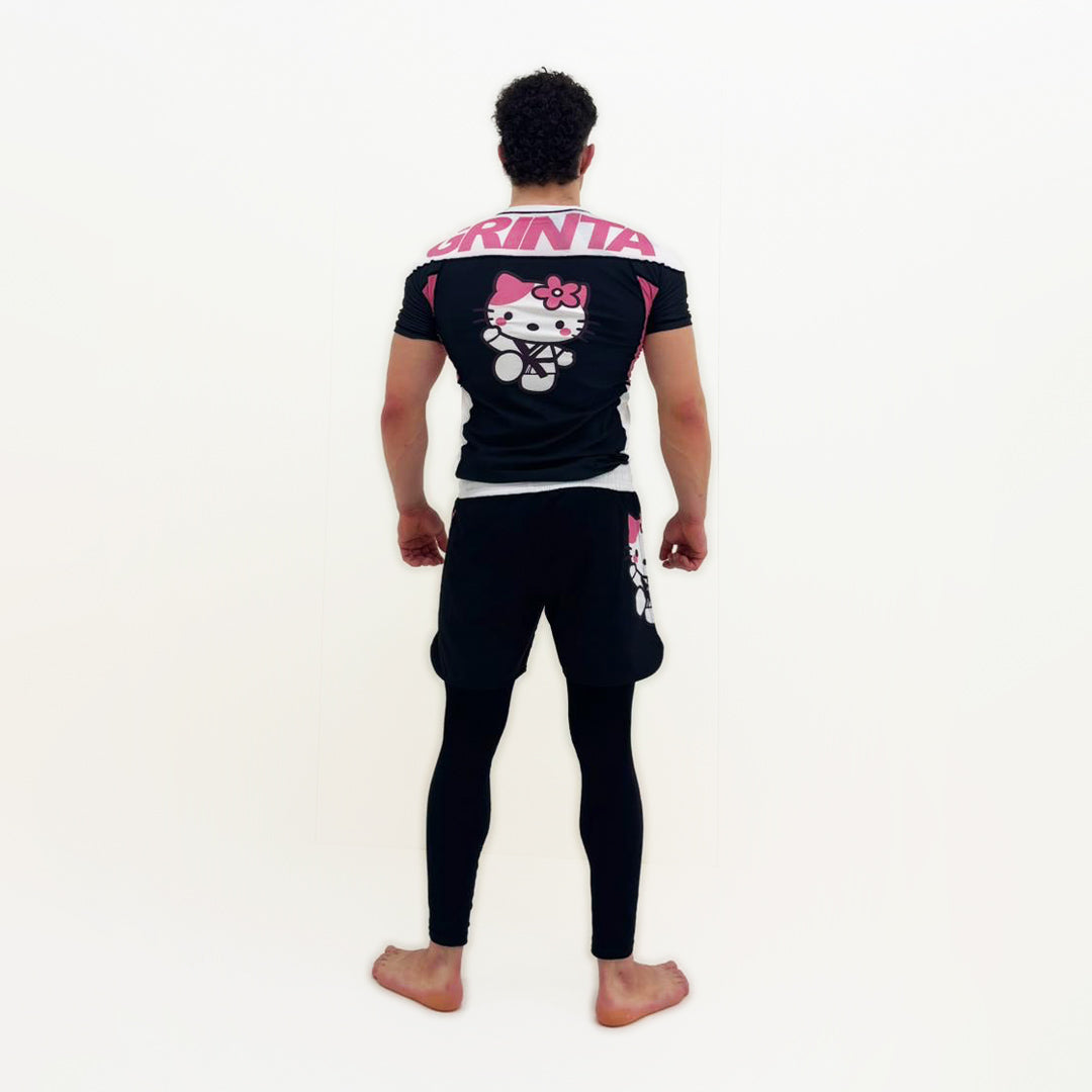 Sweet Grappler Rashguard - Black/Pink
