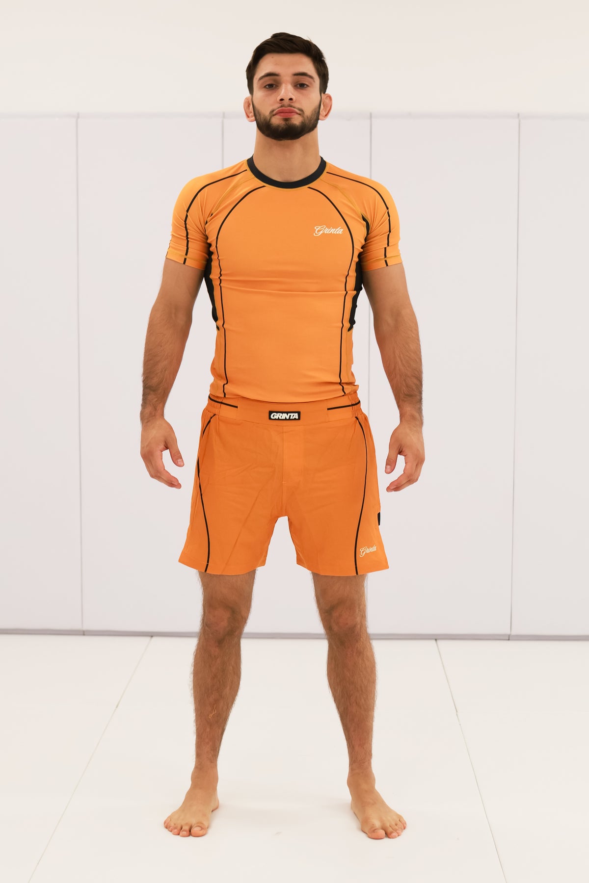 Flow Rashguard - Orange/Black