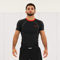 Flow Rashguard - Black/Red