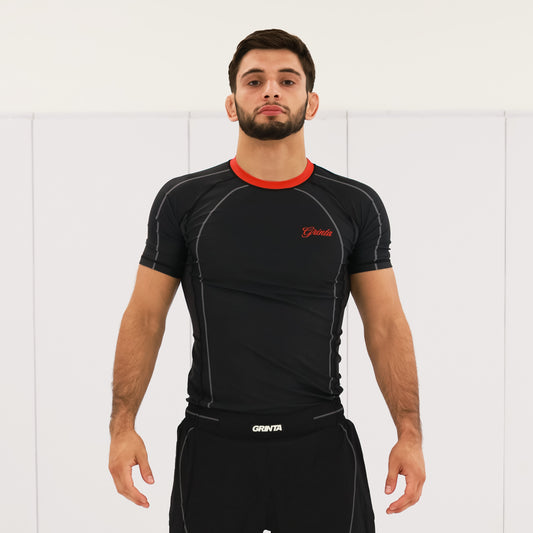 Flow Rashguard - Black/Red
