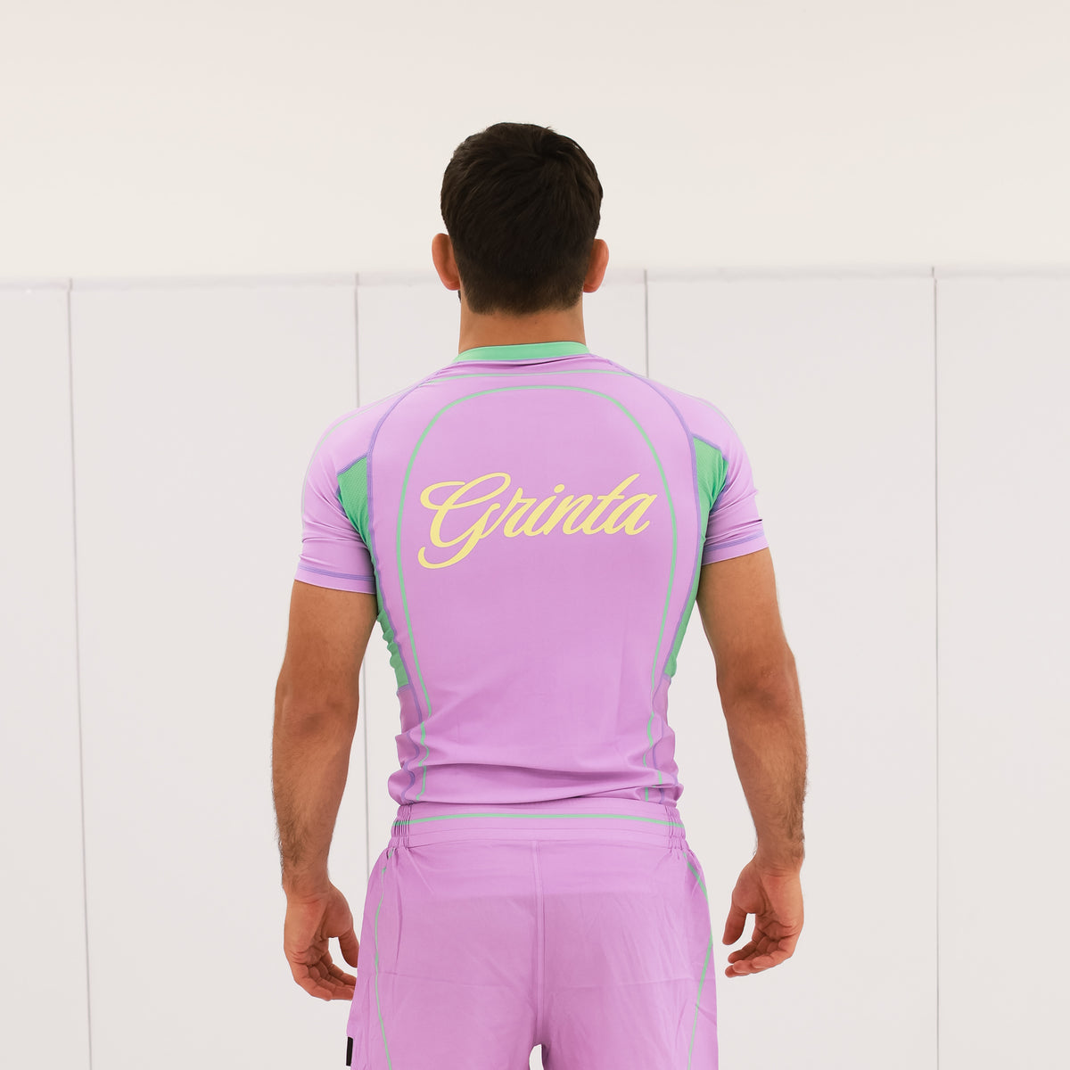 Flow Rashguard - Purple/Mint