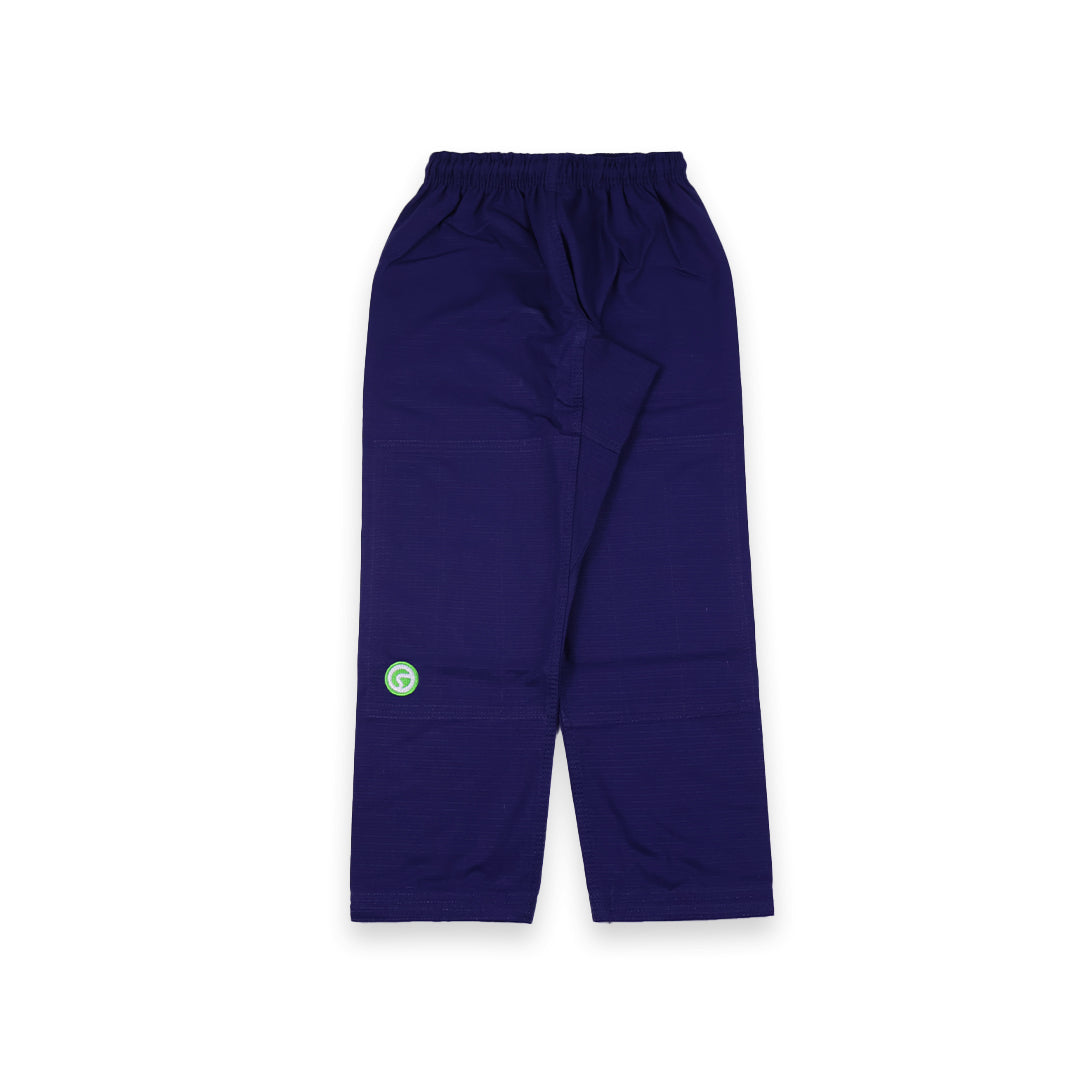 Essential Kids Gi Navy Blue With Neon/White