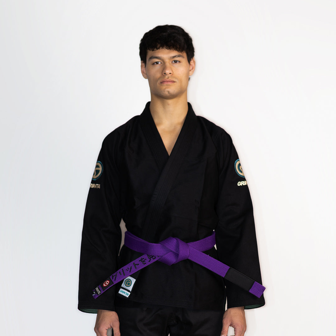 Essential Gi Black With Green/Creme