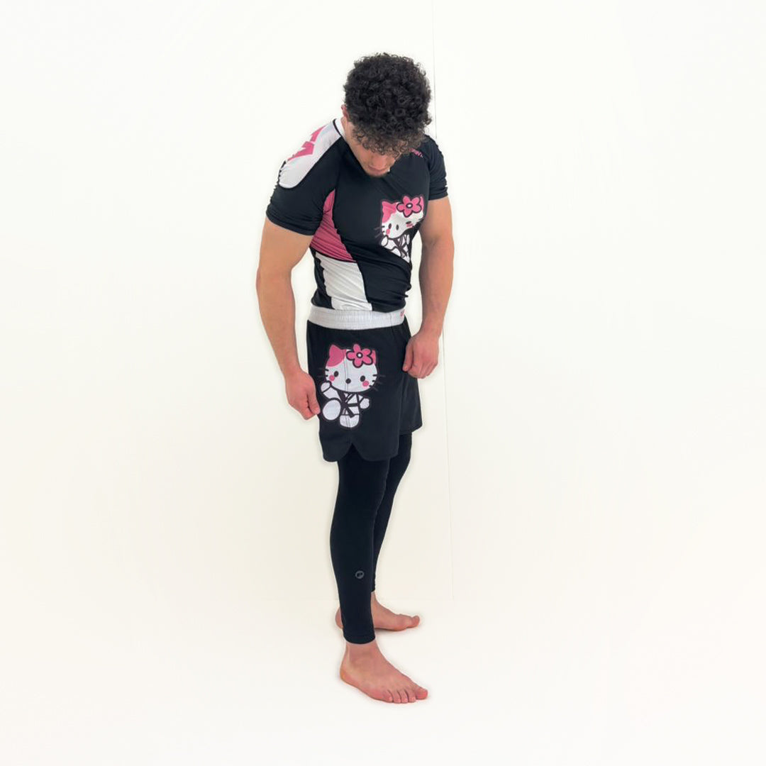 Sweet Grappler Rashguard - Black/Pink