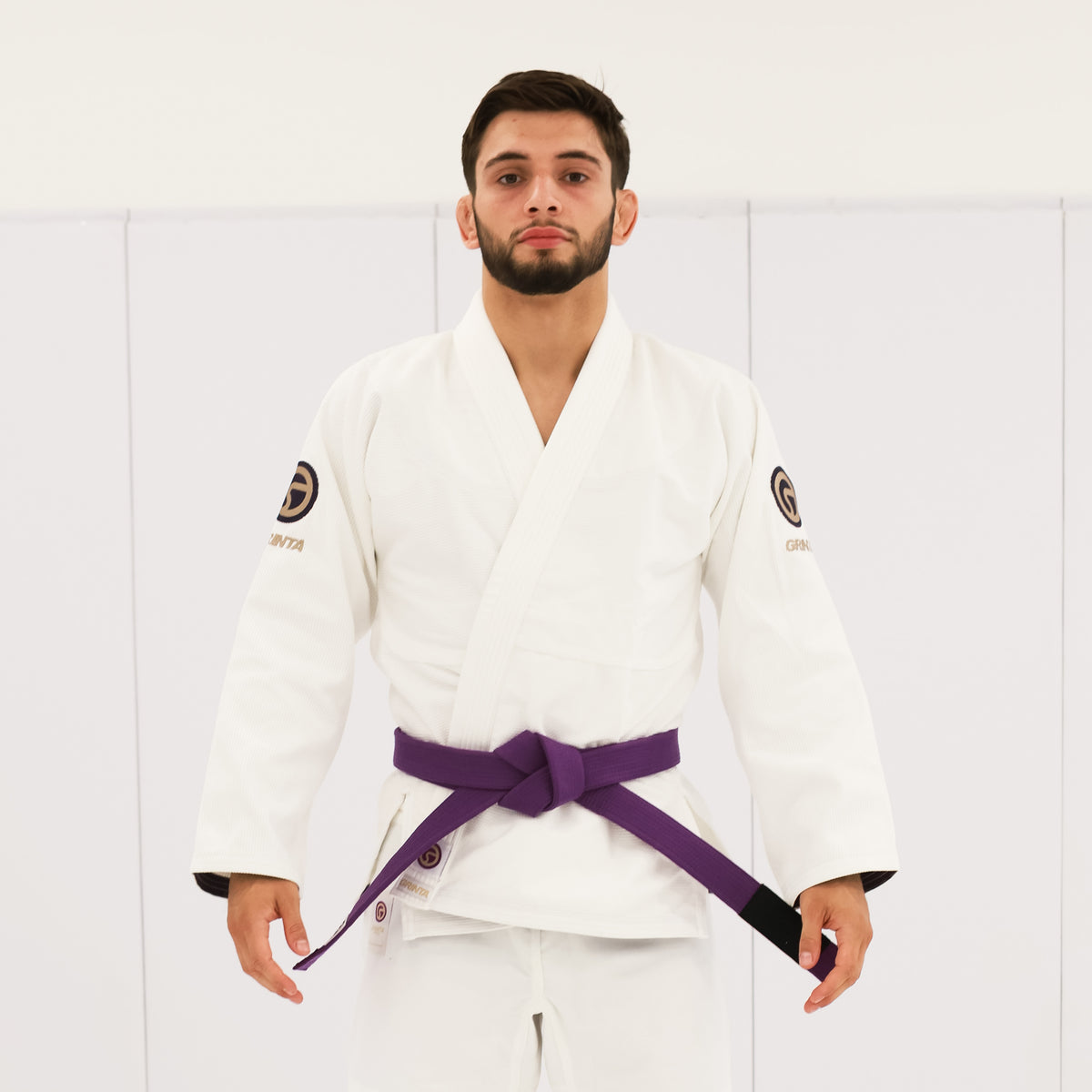 Essential Gi Black With Deep Purple/Sand